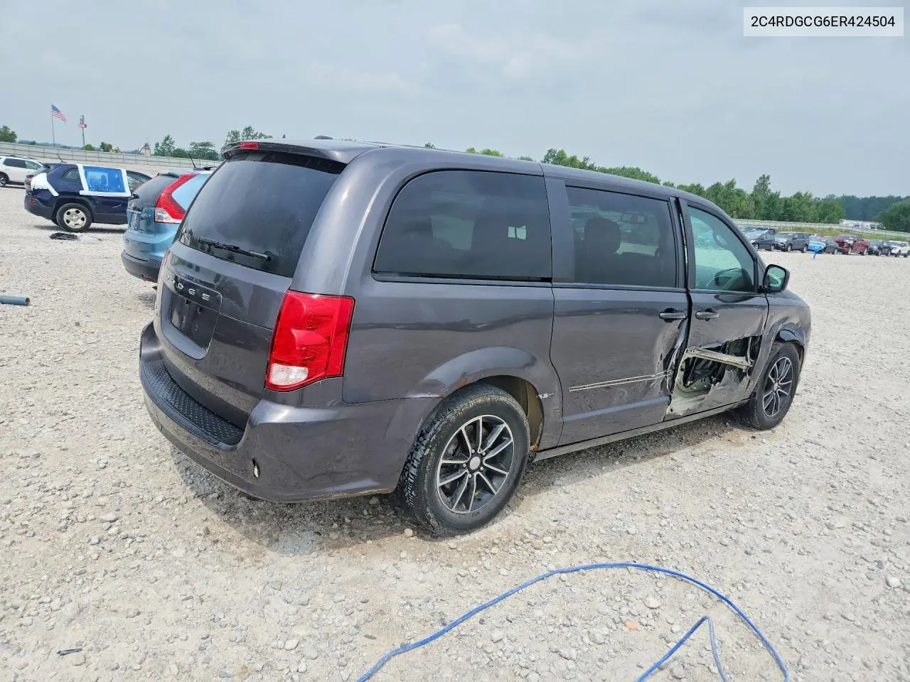 2014 Dodge Grand Caravan Sxt VIN: 2C4RDGCG6ER424504 Lot: 61341496