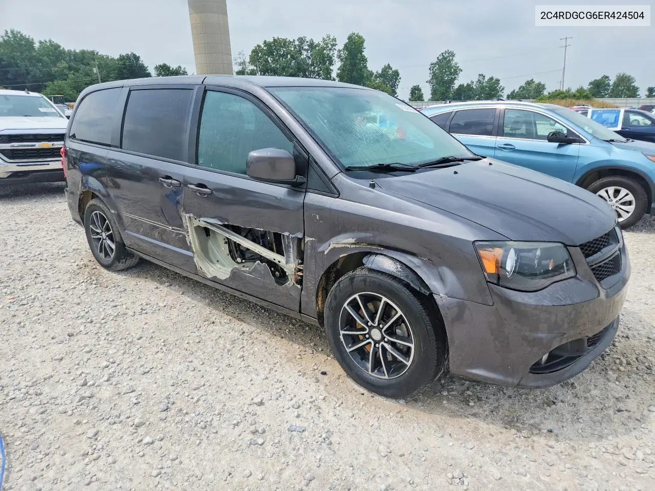 2014 Dodge Grand Caravan Sxt VIN: 2C4RDGCG6ER424504 Lot: 61341496