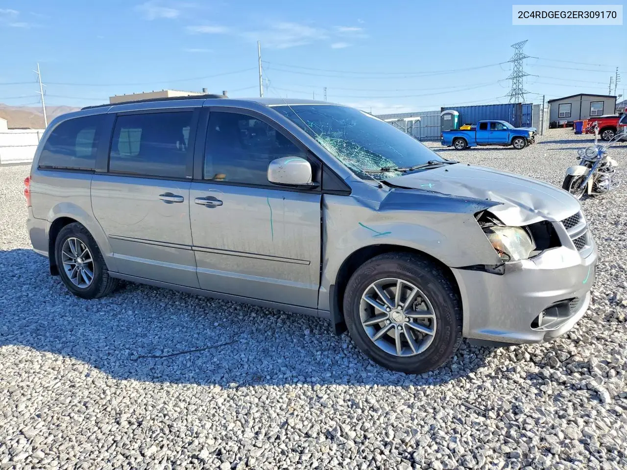 2014 Dodge Grand Caravan R/T VIN: 2C4RDGEG2ER309170 Lot: 61347216