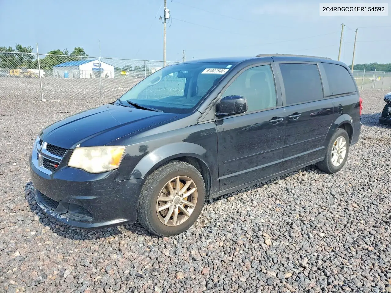 2014 Dodge Grand Caravan Sxt VIN: 2C4RDGCG4ER154592 Lot: 61809846