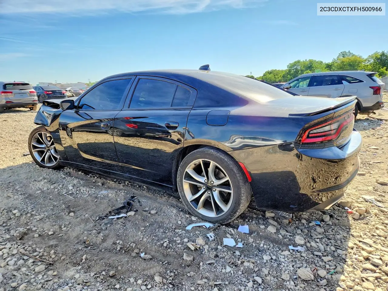 2015 Dodge Charger R VIN: 2C3CDXCTXFH500966 Lot: 55989416