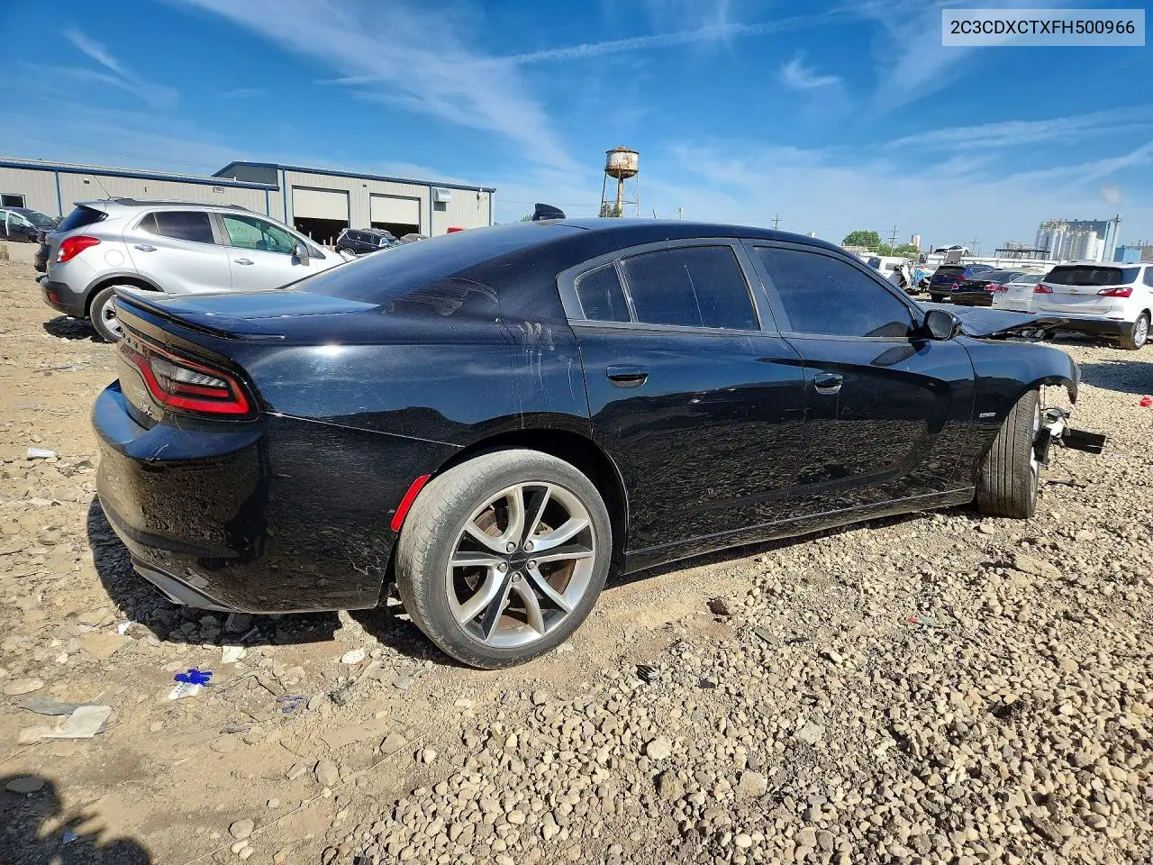 2015 Dodge Charger R VIN: 2C3CDXCTXFH500966 Lot: 55989416