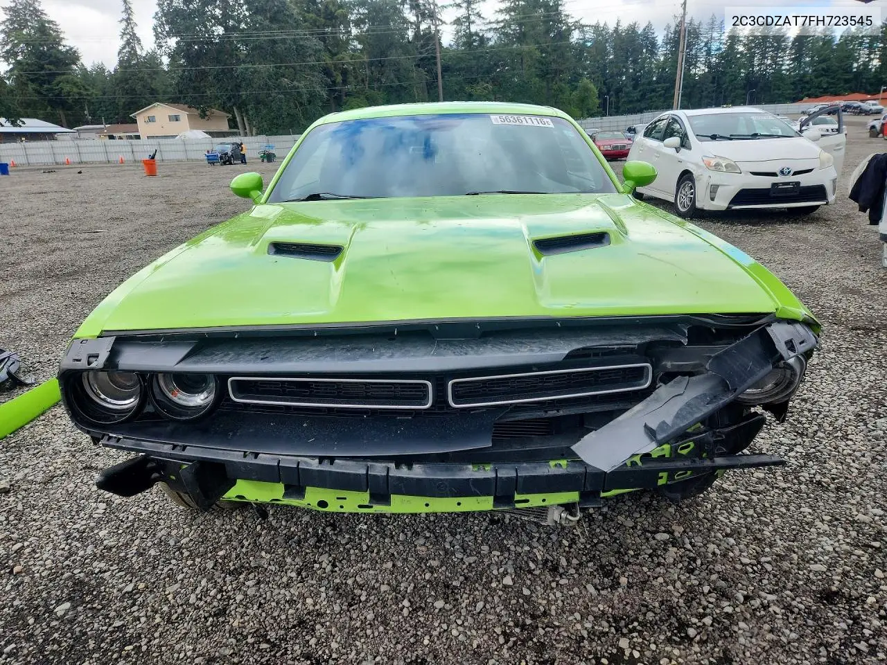 2015 Dodge Challenger Sxt VIN: 2C3CDZAT7FH723545 Lot: 56361116