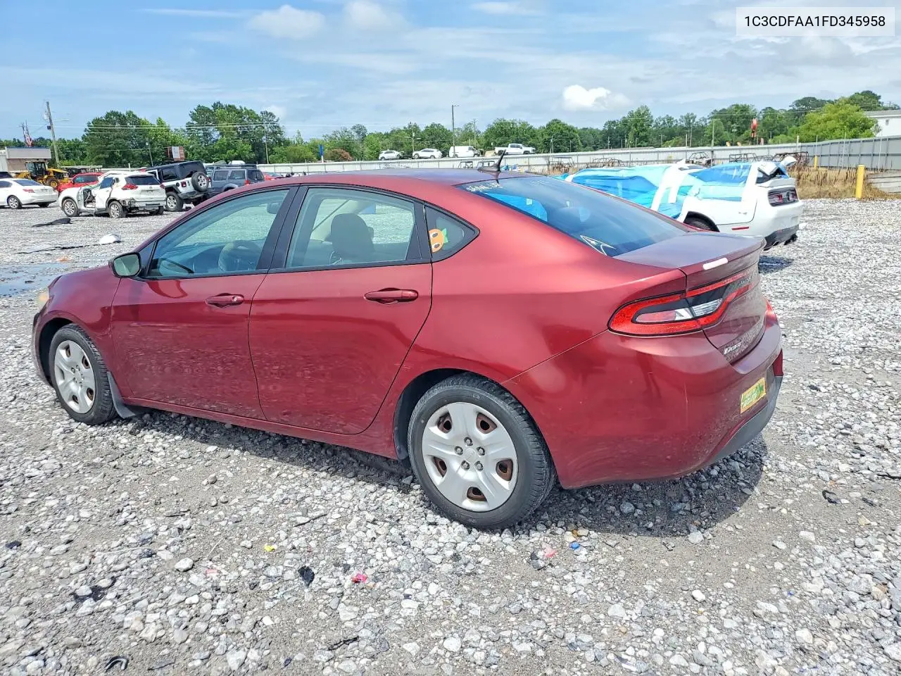 2015 Dodge Dart Se VIN: 1C3CDFAA1FD345958 Lot: 56576186