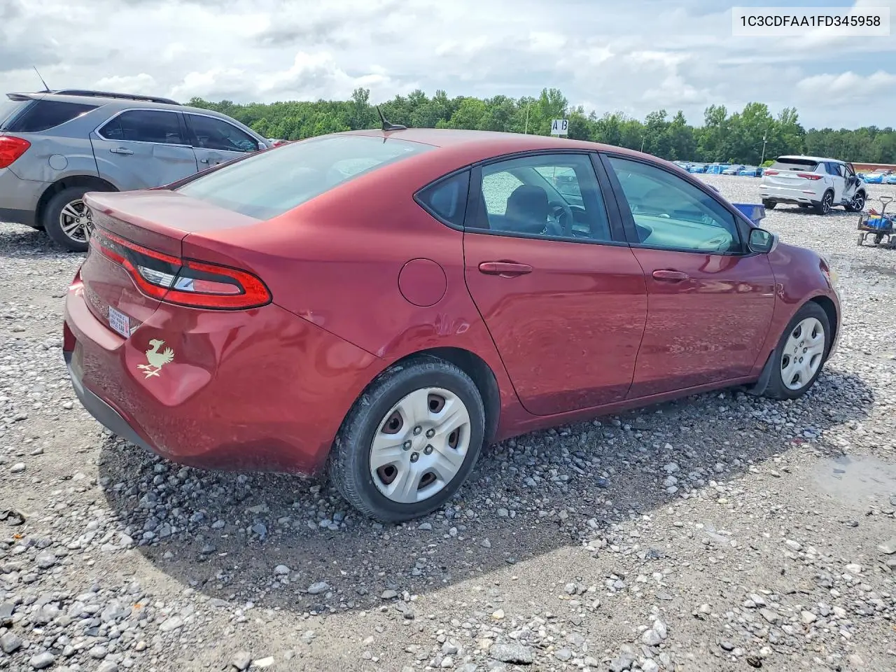2015 Dodge Dart Se VIN: 1C3CDFAA1FD345958 Lot: 56576186