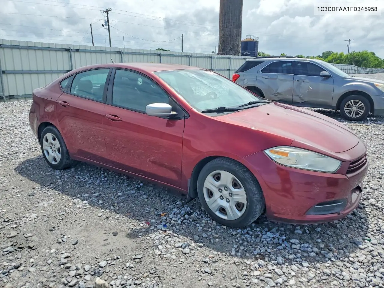 2015 Dodge Dart Se VIN: 1C3CDFAA1FD345958 Lot: 56576186