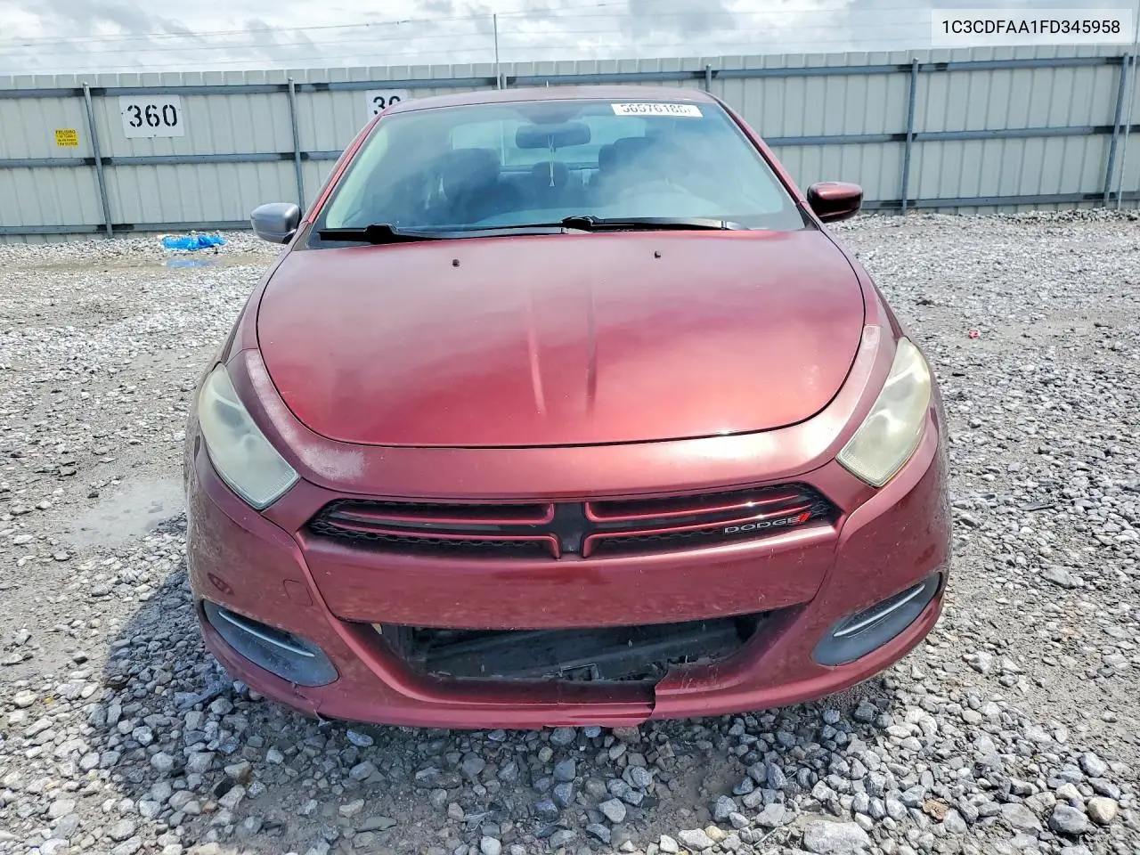 2015 Dodge Dart Se VIN: 1C3CDFAA1FD345958 Lot: 56576186