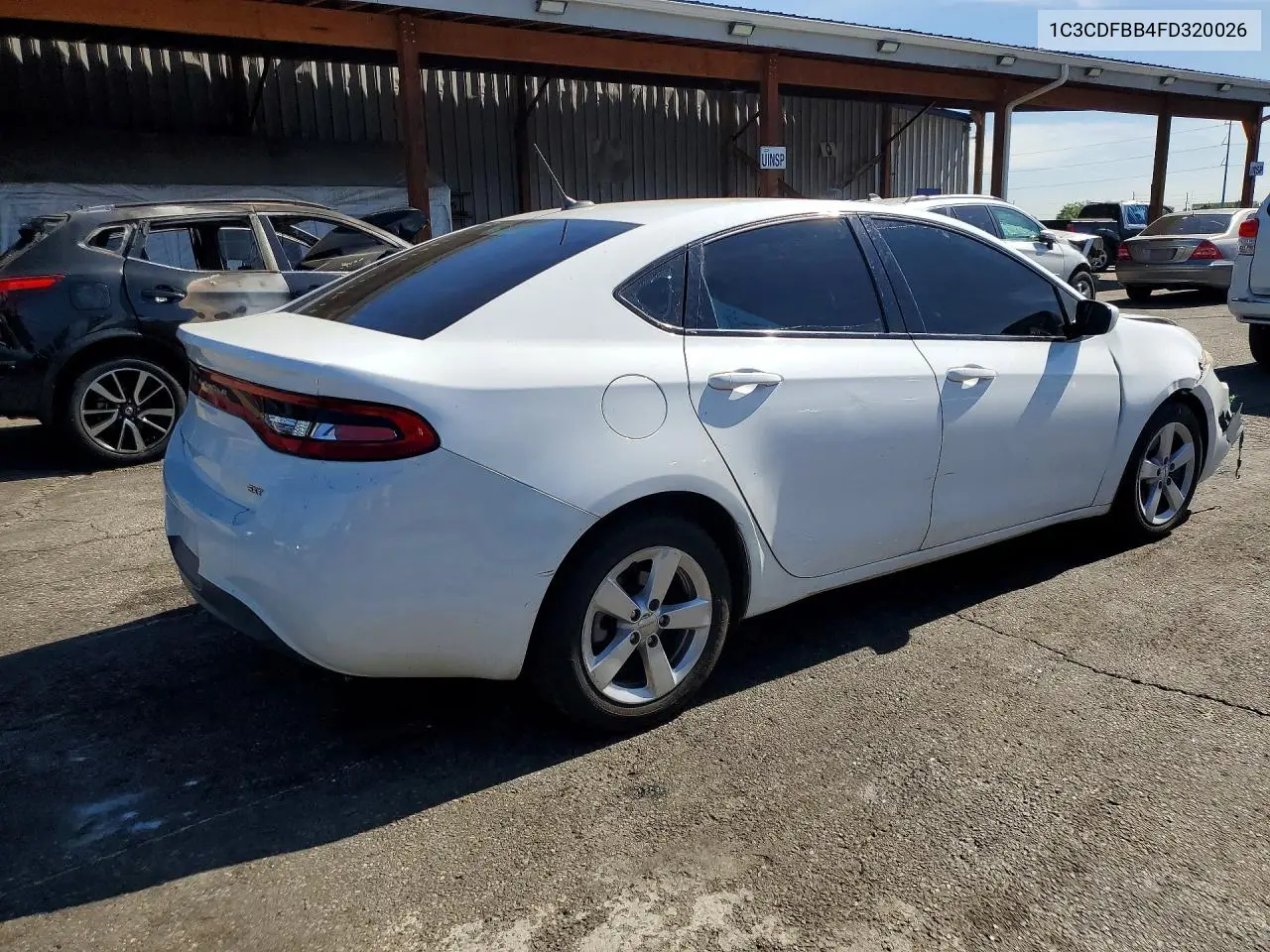 2015 Dodge Dart Sxt VIN: 1C3CDFBB4FD320026 Lot: 56625216