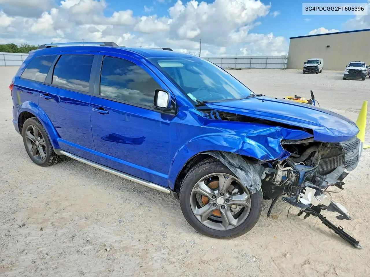 2015 Dodge Journey Crossroad VIN: 3C4PDCGG2FT605396 Lot: 56852686