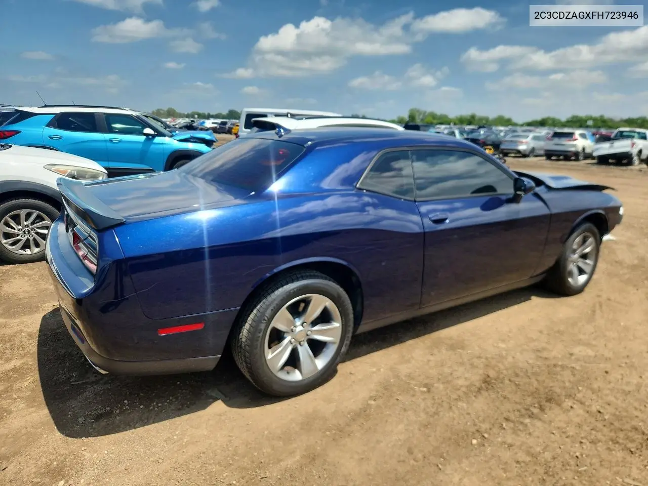 2015 Dodge Challenger Sxt VIN: 2C3CDZAGXFH723946 Lot: 57051166