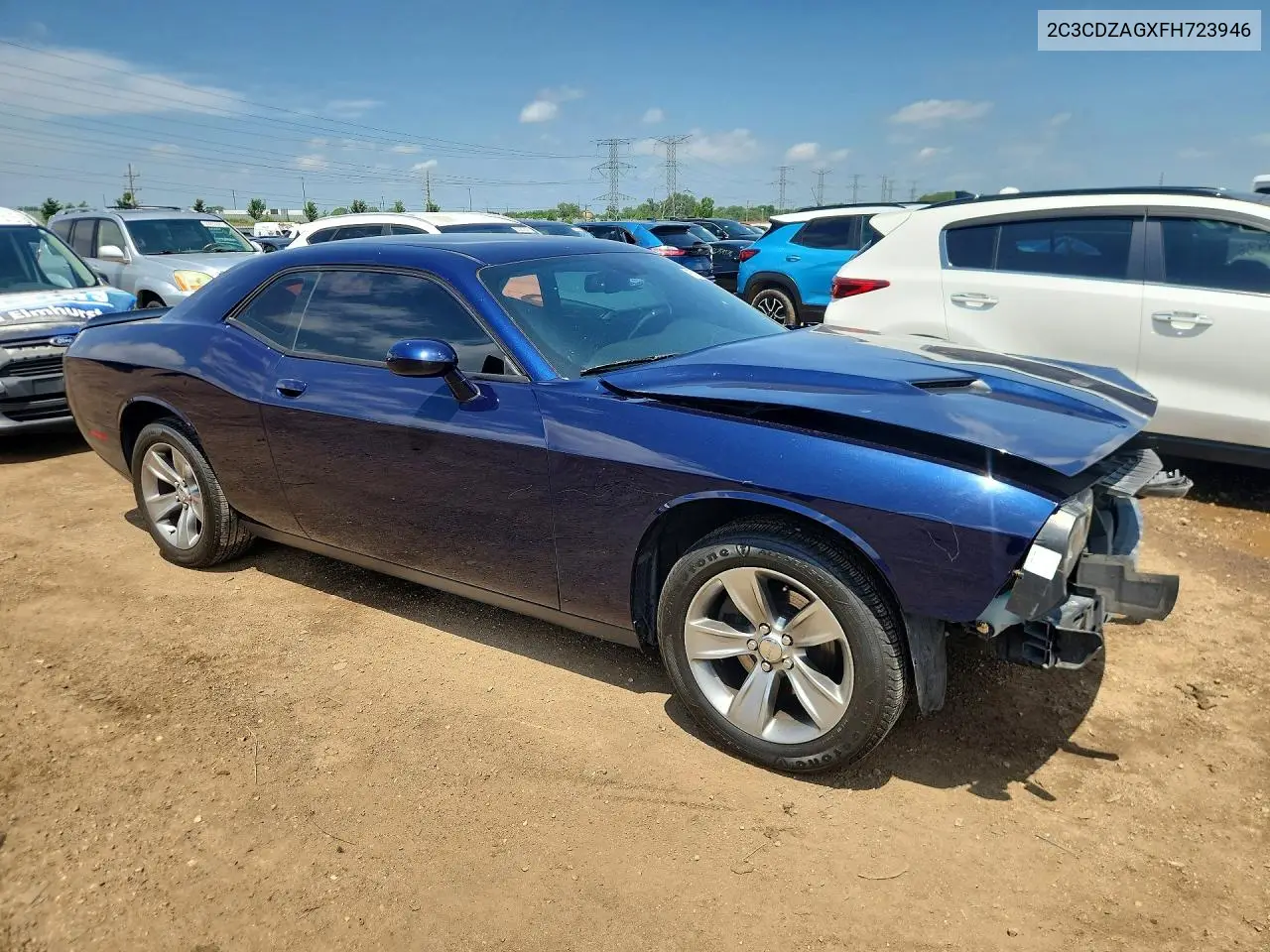 2015 Dodge Challenger Sxt VIN: 2C3CDZAGXFH723946 Lot: 57051166