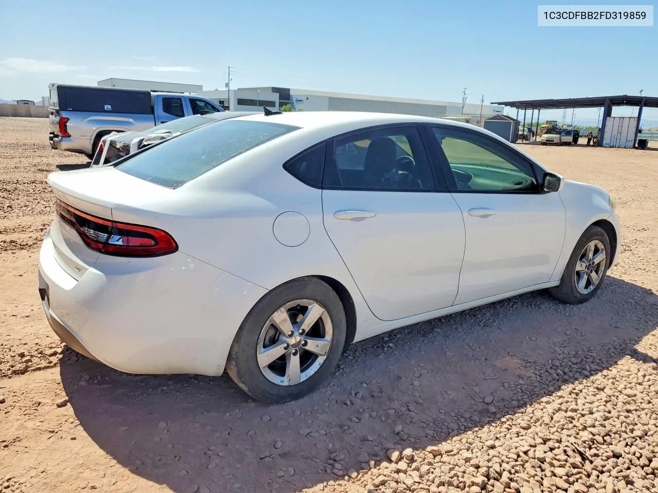2015 Dodge Dart Sxt VIN: 1C3CDFBB2FD319859 Lot: 57855126