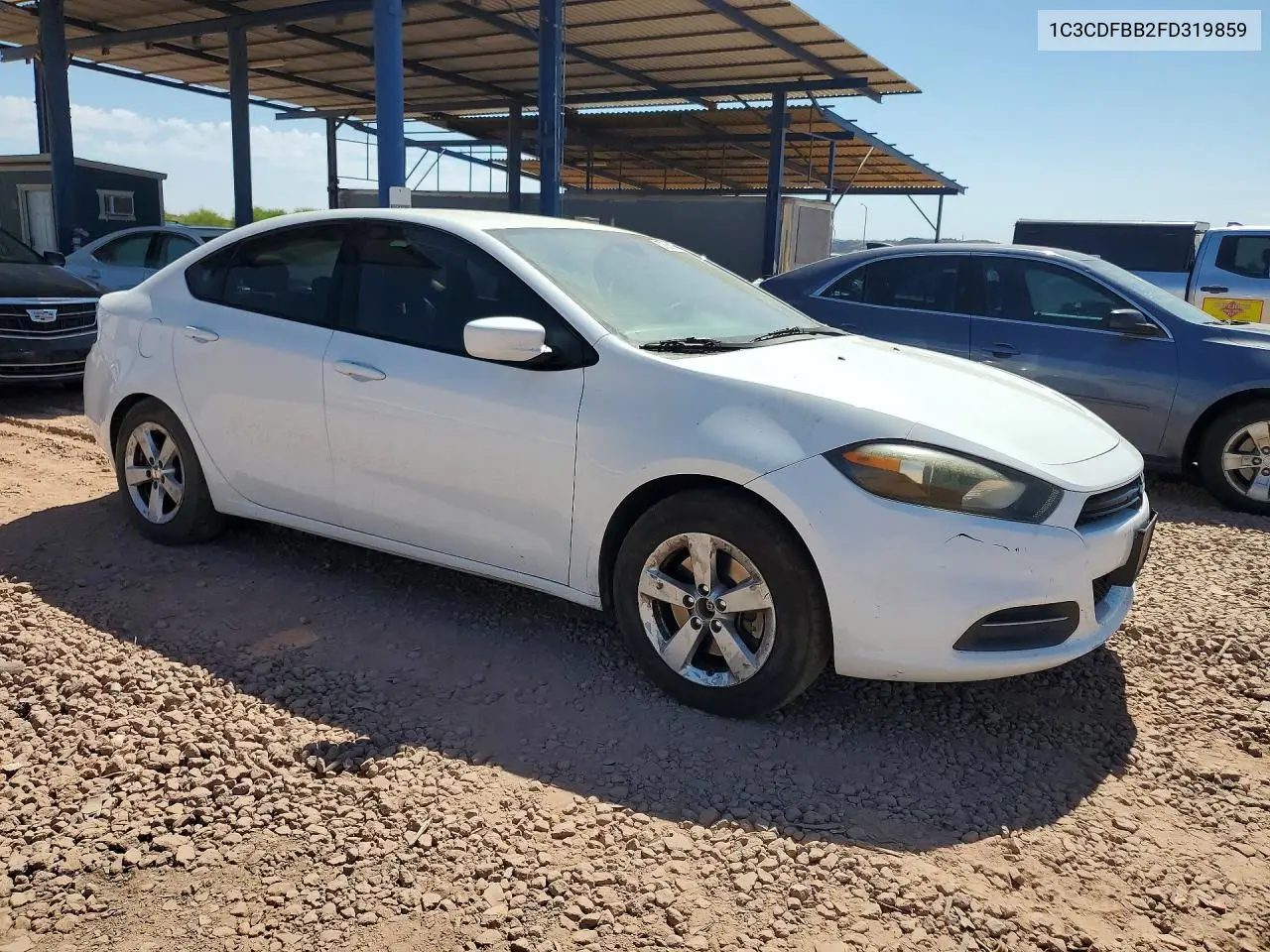 2015 Dodge Dart Sxt VIN: 1C3CDFBB2FD319859 Lot: 57855126