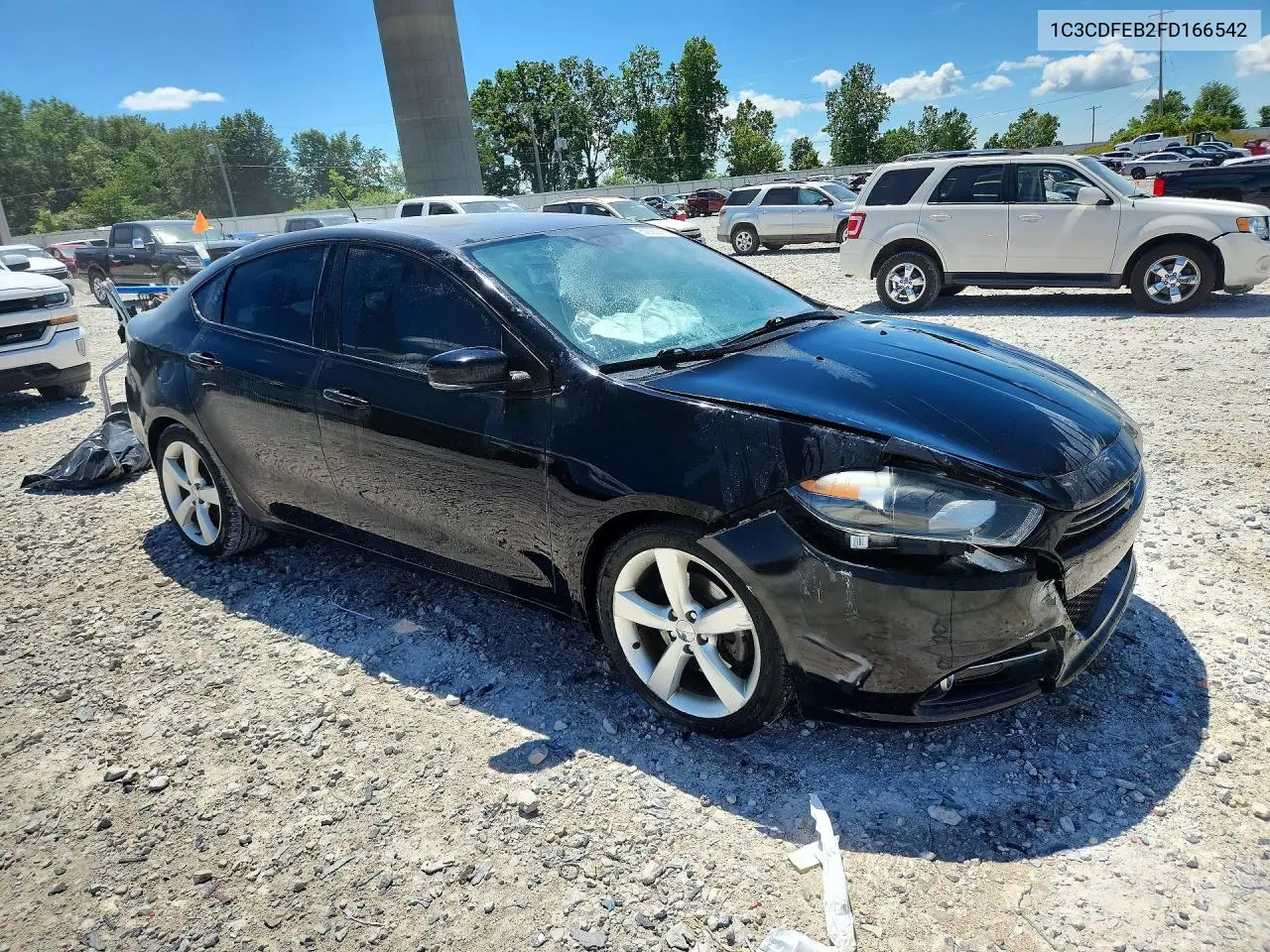 2015 Dodge Dart Gt VIN: 1C3CDFEB2FD166542 Lot: 57886216