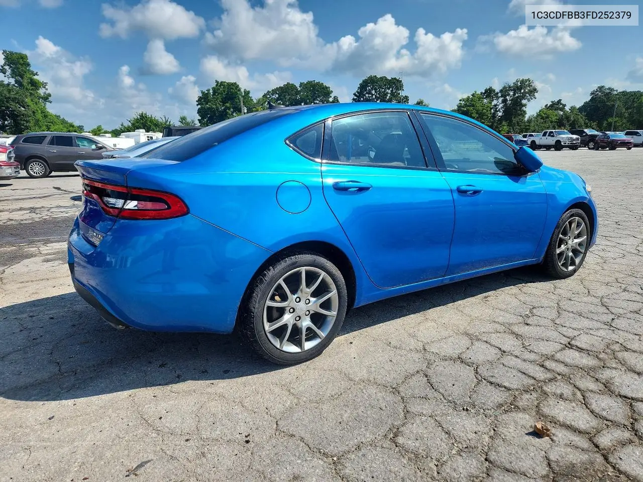 2015 Dodge Dart Sxt VIN: 1C3CDFBB3FD252379 Lot: 59247626