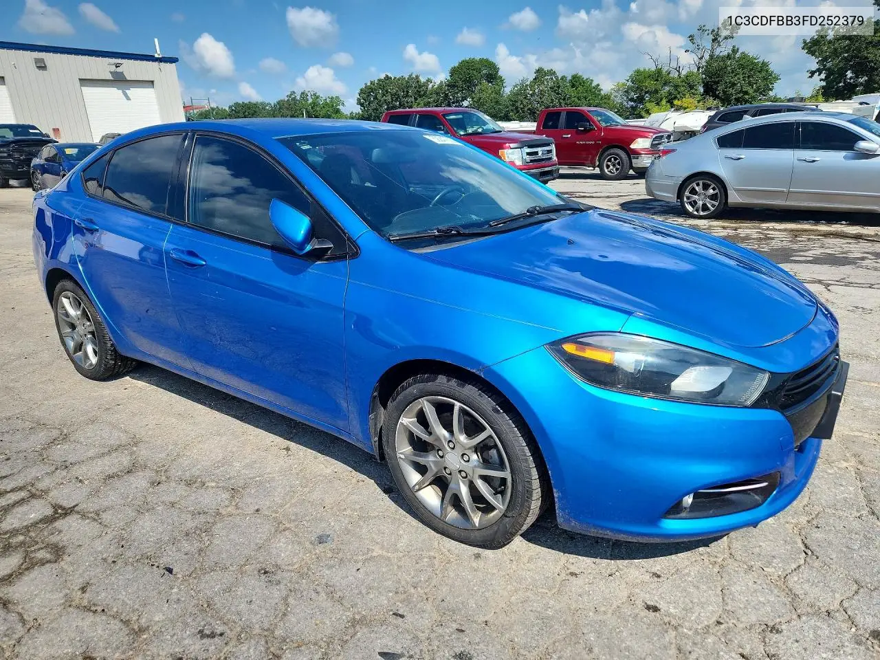 2015 Dodge Dart Sxt VIN: 1C3CDFBB3FD252379 Lot: 59247626