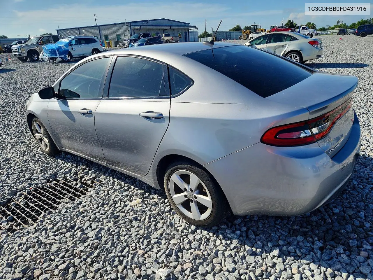 2015 Dodge Dart Sxt VIN: 1C3CDFBB0FD431916 Lot: 59247916