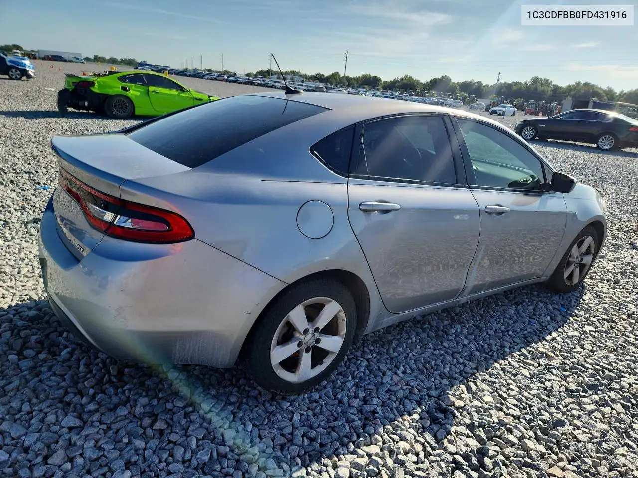 2015 Dodge Dart Sxt VIN: 1C3CDFBB0FD431916 Lot: 59247916