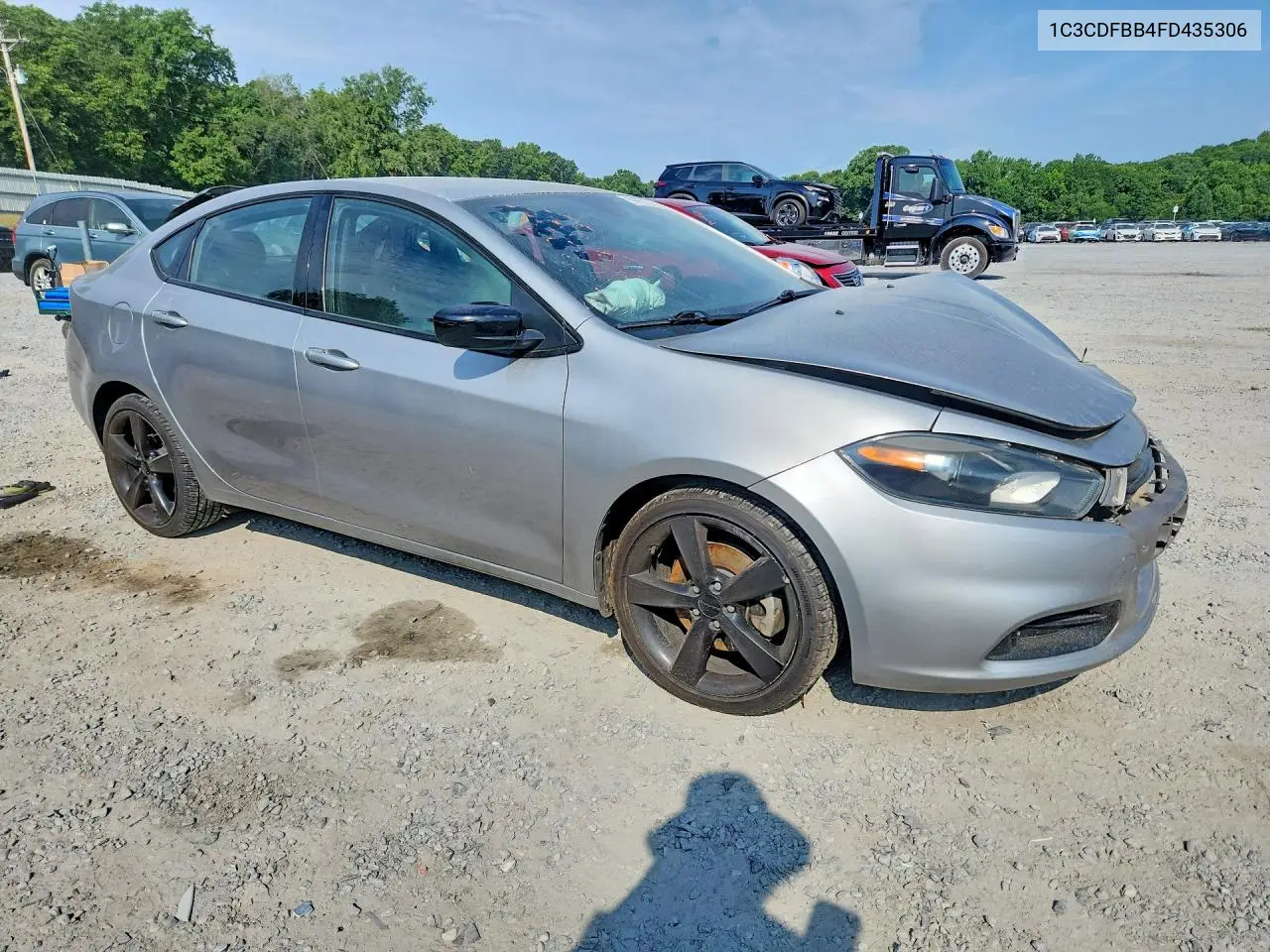 2015 Dodge Dart Sxt VIN: 1C3CDFBB4FD435306 Lot: 59963856