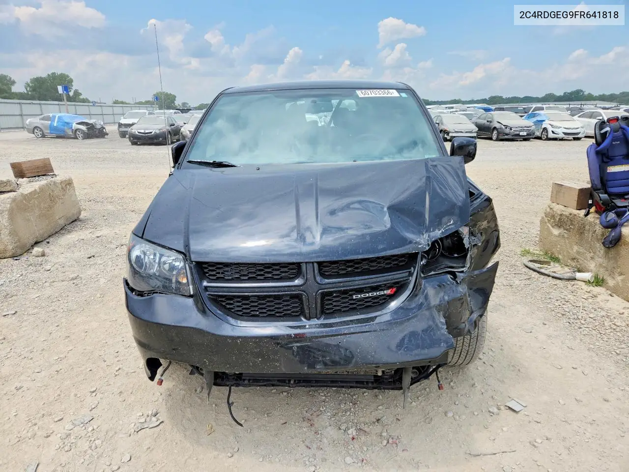 2015 Dodge Grand Caravan R/T VIN: 2C4RDGEG9FR641818 Lot: 60703366