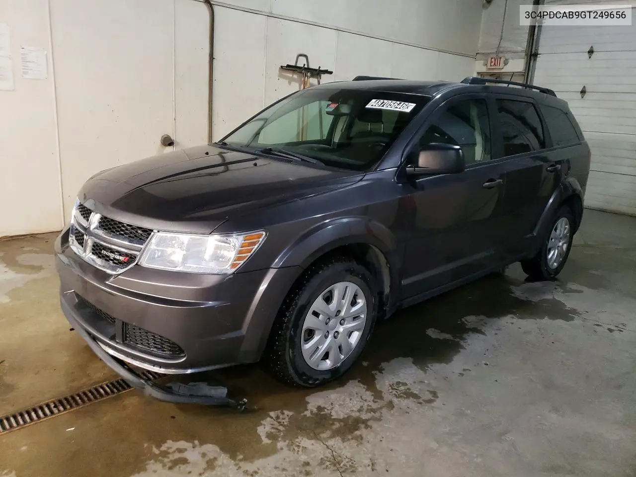 2016 Dodge Journey Se VIN: 3C4PDCAB9GT249656 Lot: 48705646