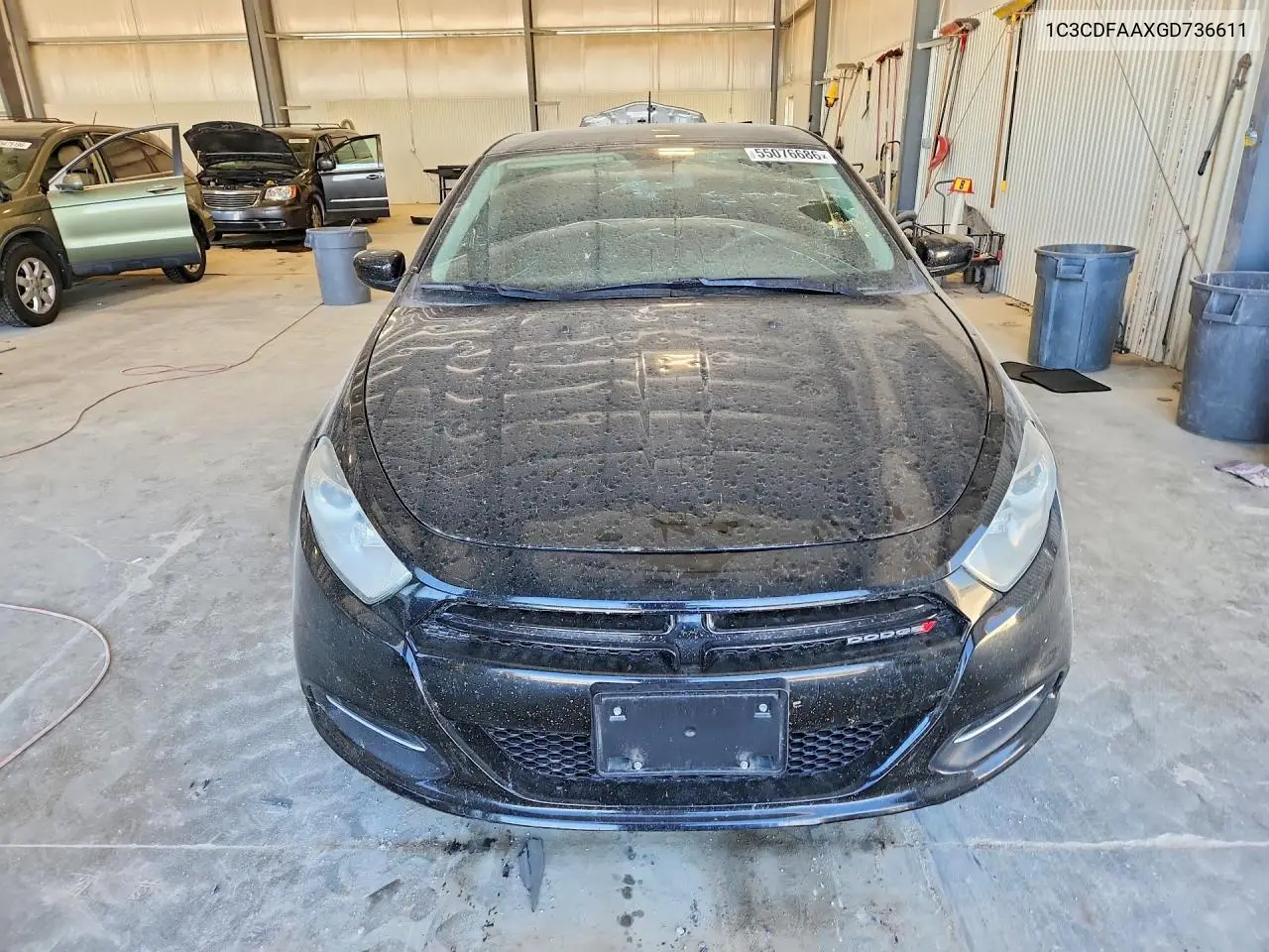 2016 Dodge Dart Se VIN: 1C3CDFAAXGD736611 Lot: 55076686