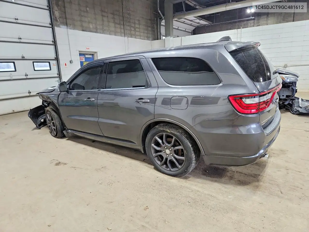 2016 Dodg Durango R VIN: 1C4SDJCT9GC481612 Lot: 56484446