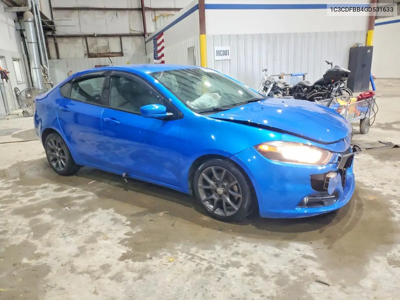 2016 Dodge Dart Sxt VIN: 1C3CDFBB4GD531633 Lot: 56630876