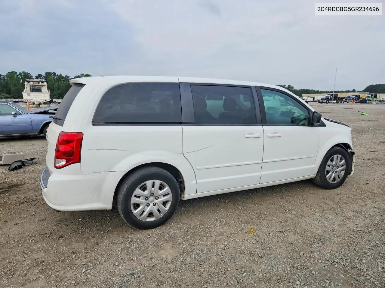 2016 Dodge Grand Caravan Se VIN: 2C4RDGBG5GR234696 Lot: 56667206