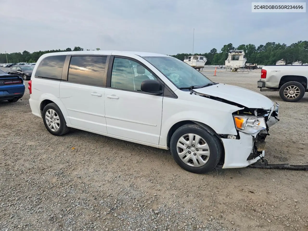2016 Dodge Grand Caravan Se VIN: 2C4RDGBG5GR234696 Lot: 56667206