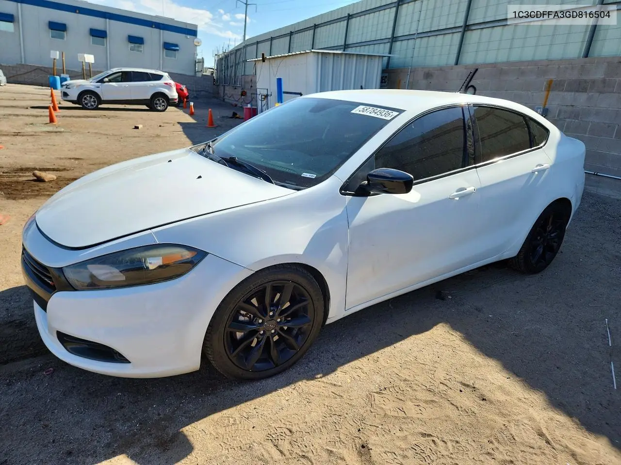 2016 Dodge Dart Sxt Sport VIN: 1C3CDFFA3GD816504 Lot: 58784936