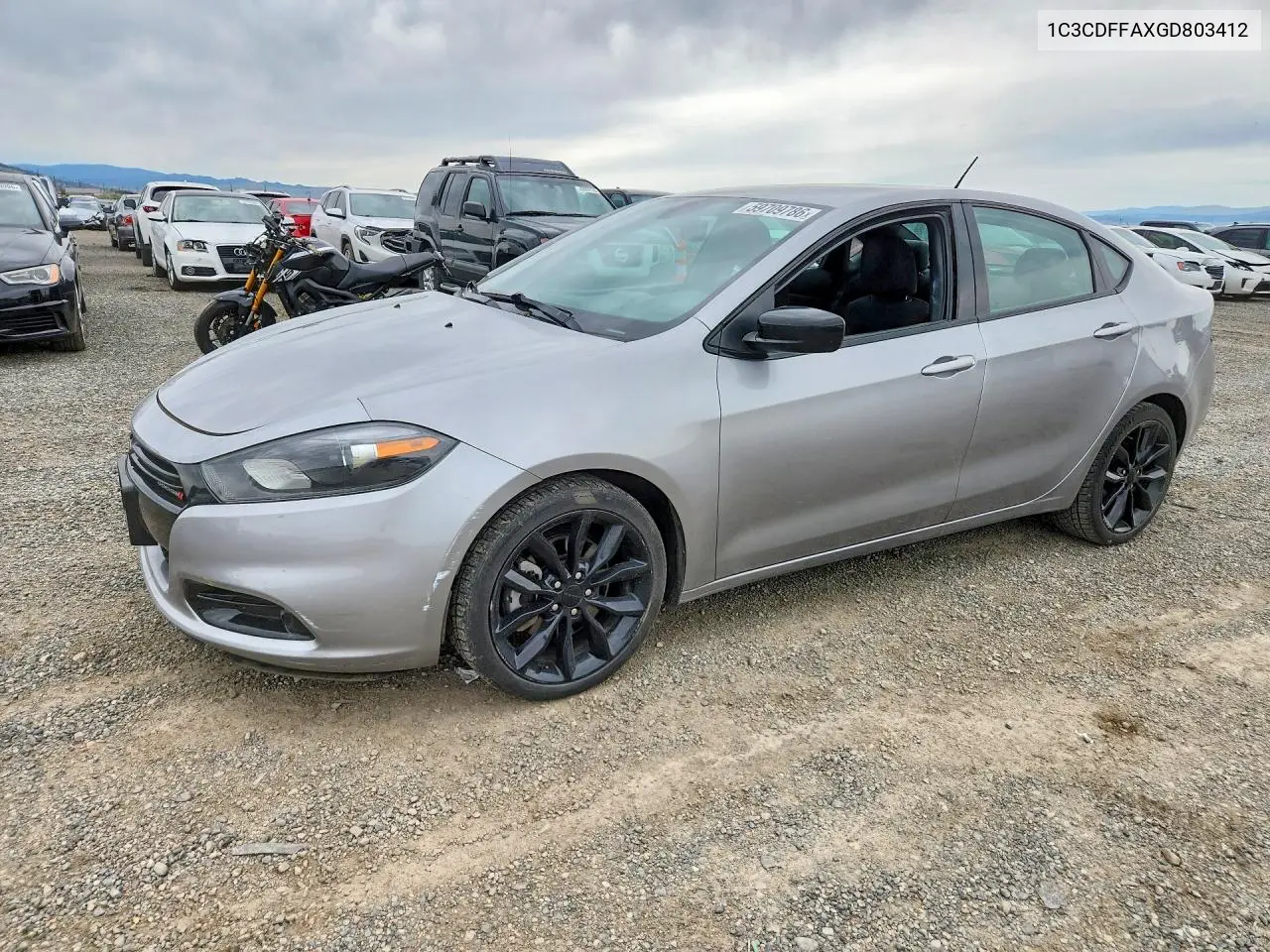 2016 Dodge Dart Sxt Sport VIN: 1C3CDFFAXGD803412 Lot: 59709786