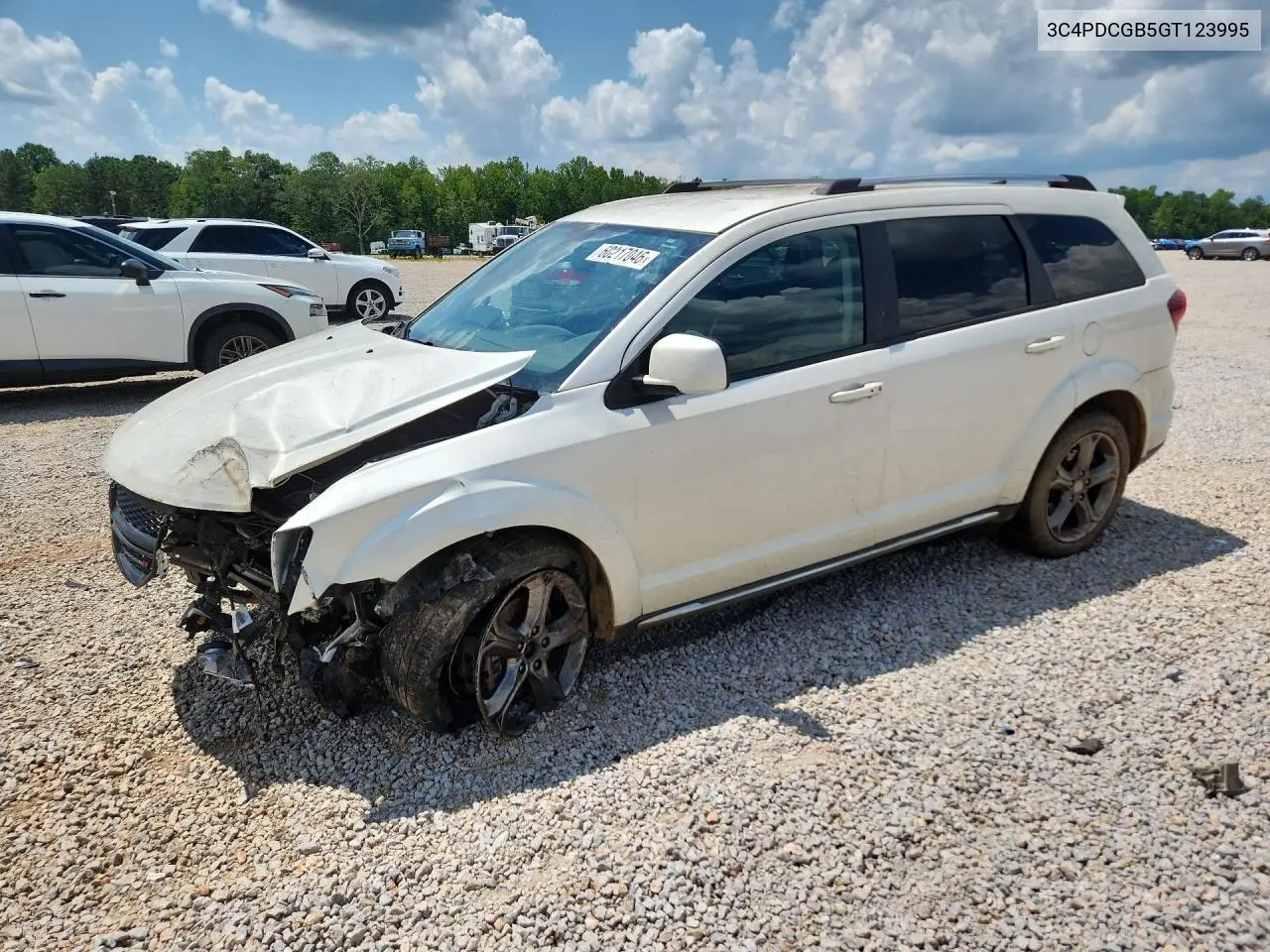 2016 Dodge Journey Crossroad VIN: 3C4PDCGB5GT123995 Lot: 60217046