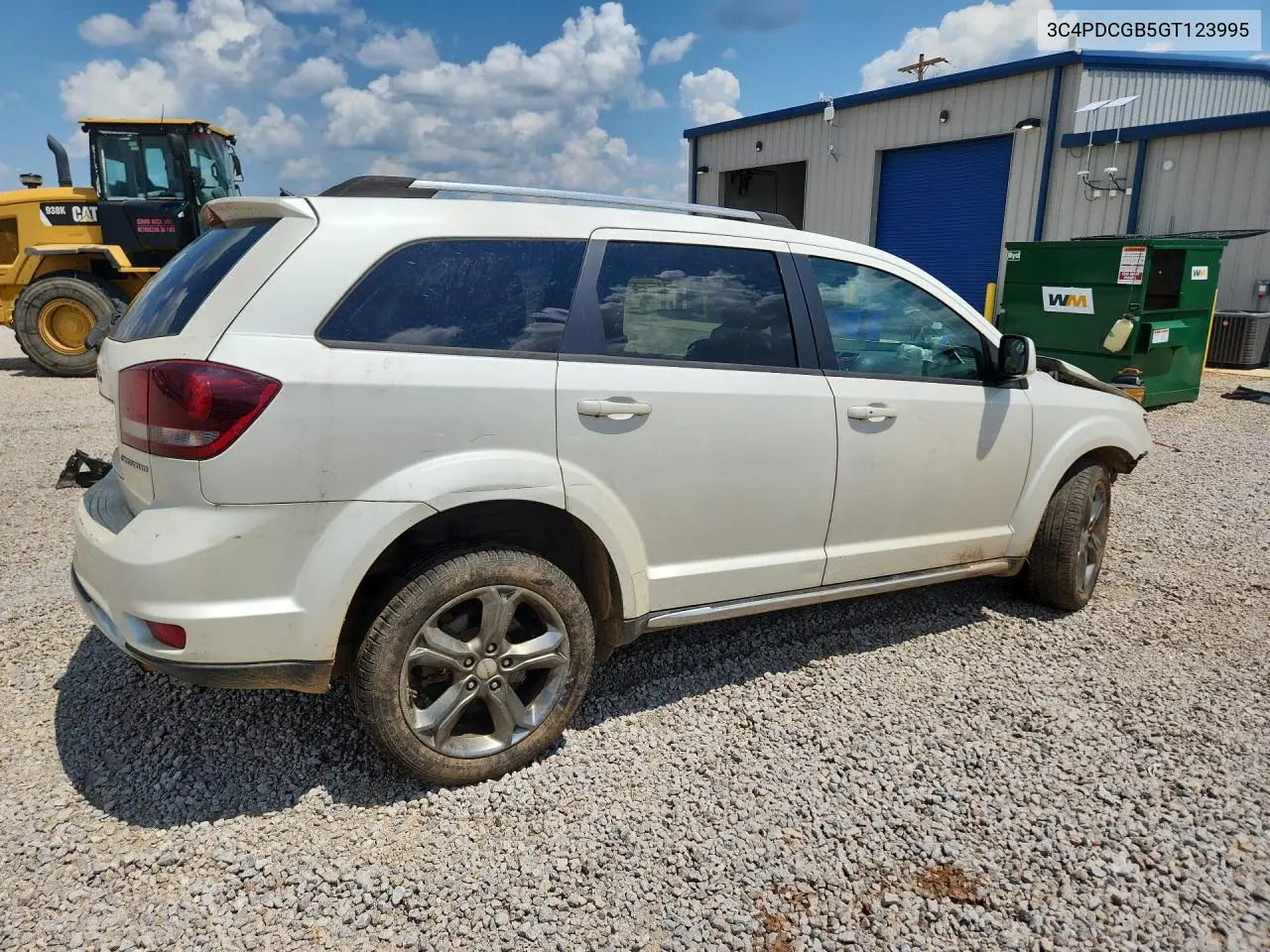 2016 Dodge Journey Crossroad VIN: 3C4PDCGB5GT123995 Lot: 60217046