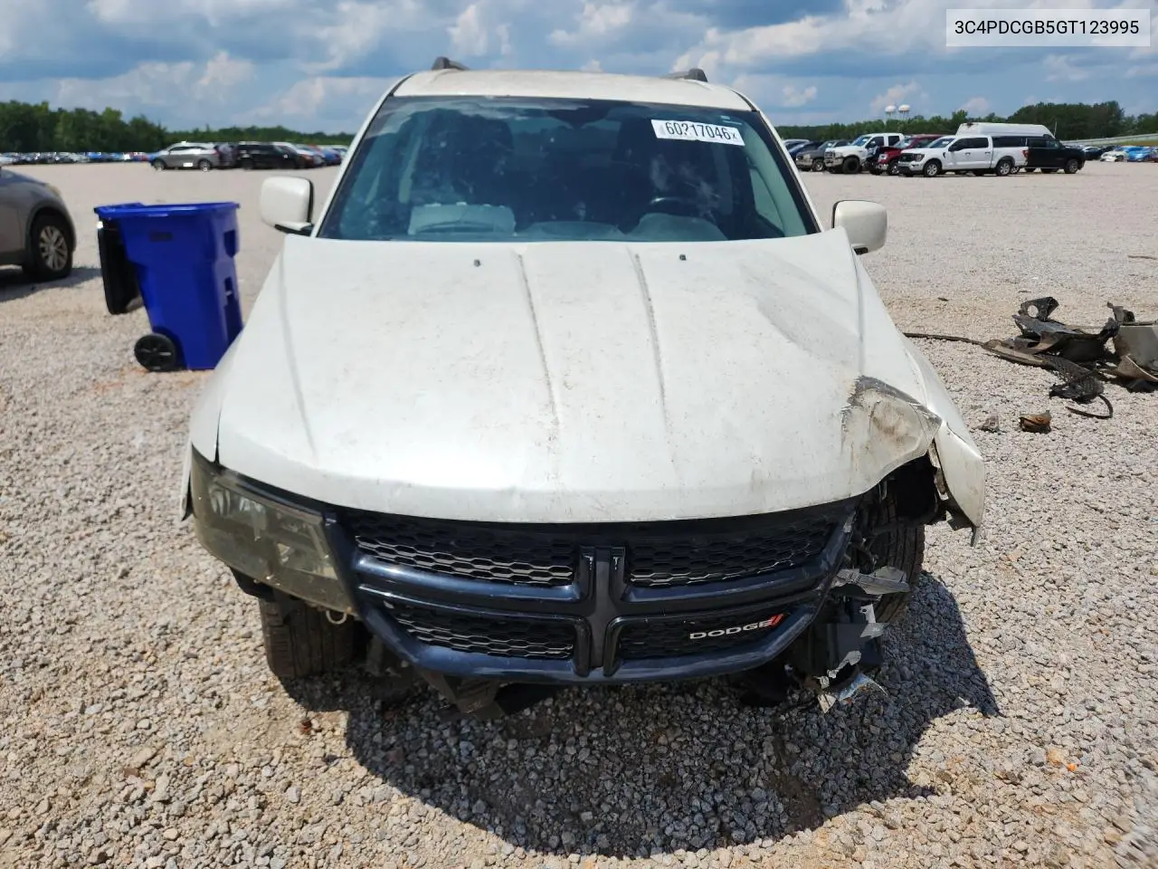 2016 Dodge Journey Crossroad VIN: 3C4PDCGB5GT123995 Lot: 60217046