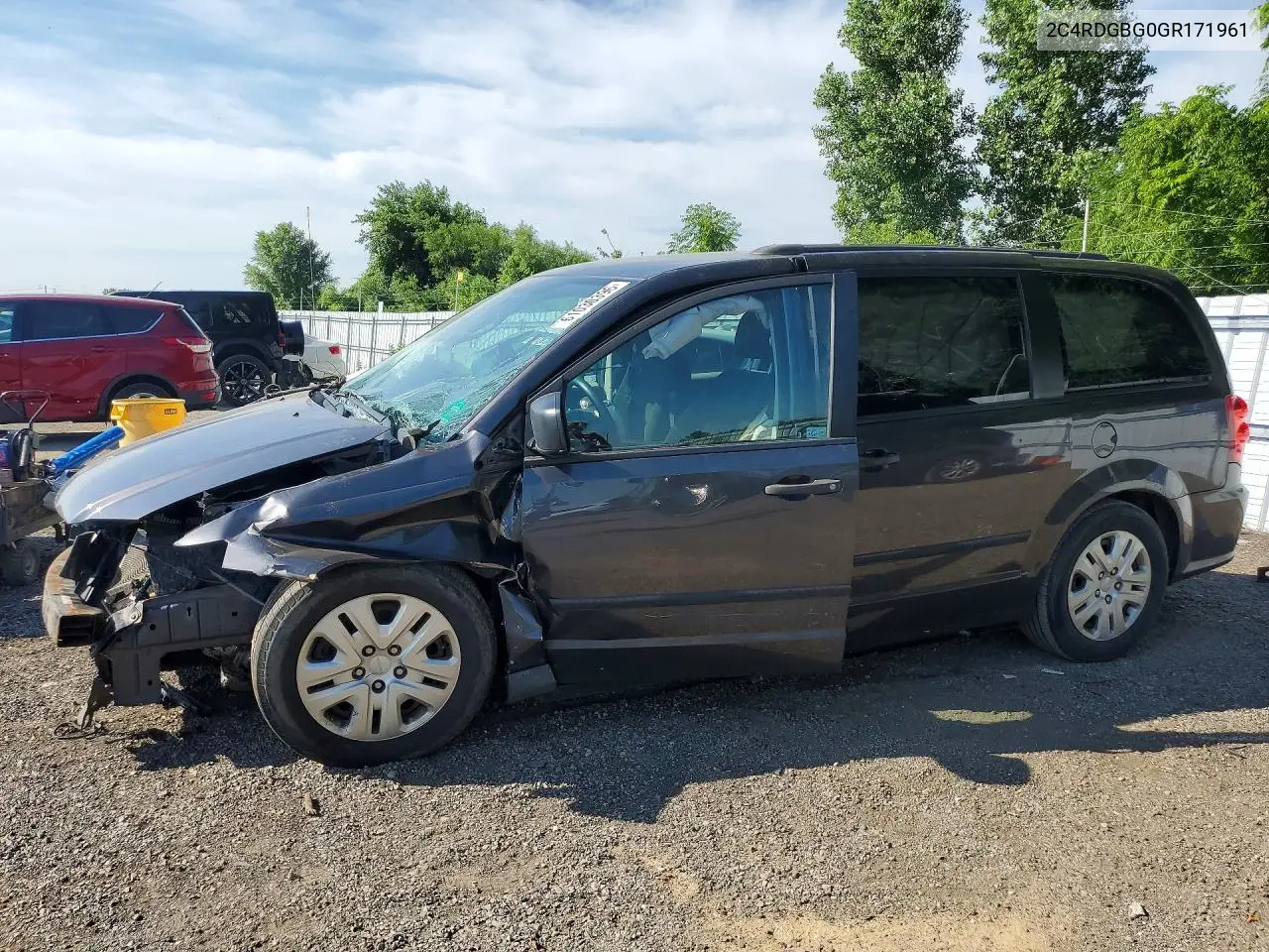 2016 Dodge Grand Caravan Se VIN: 2C4RDGBG0GR171961 Lot: 61030396