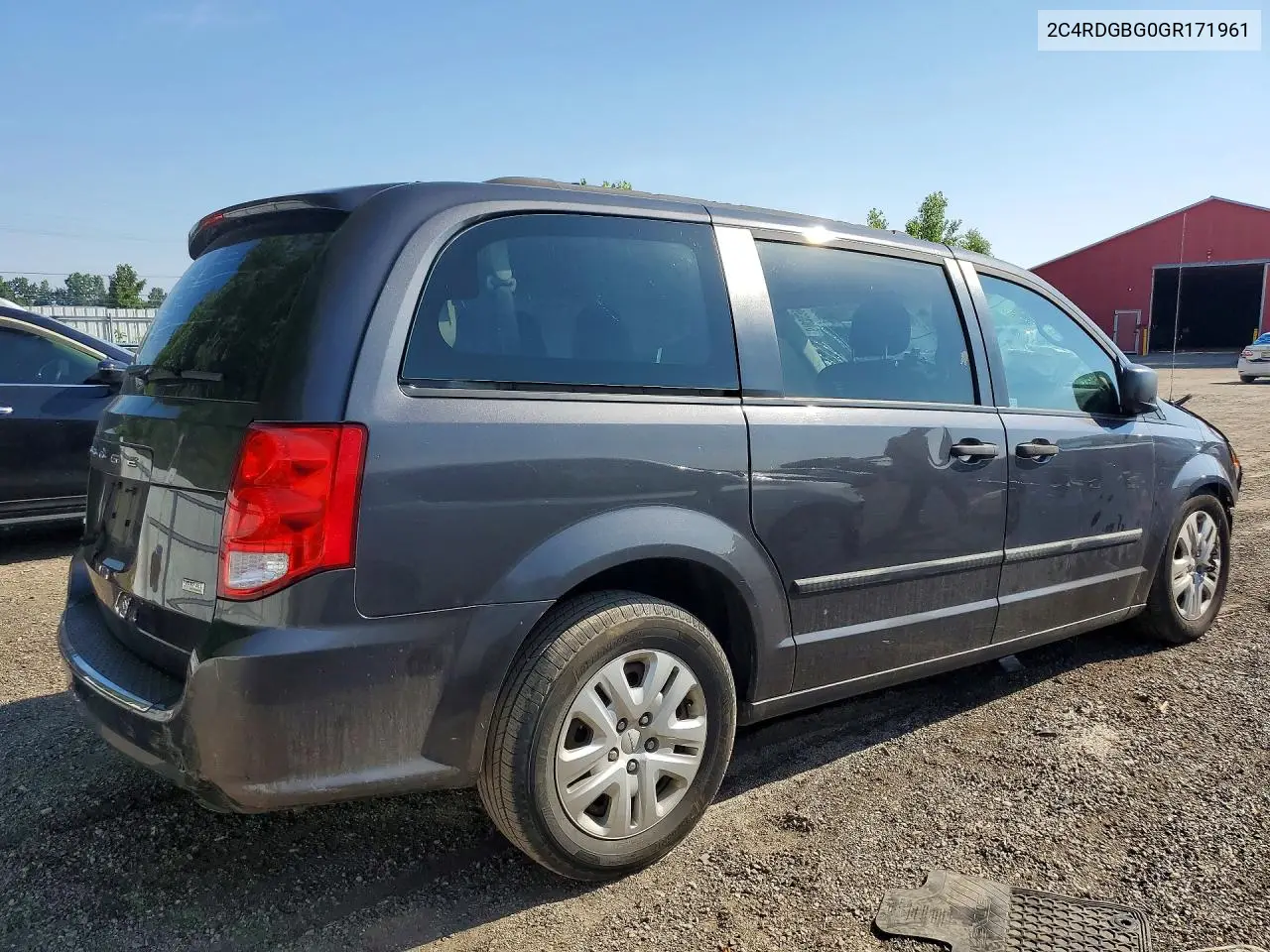 2016 Dodge Grand Caravan Se VIN: 2C4RDGBG0GR171961 Lot: 61030396