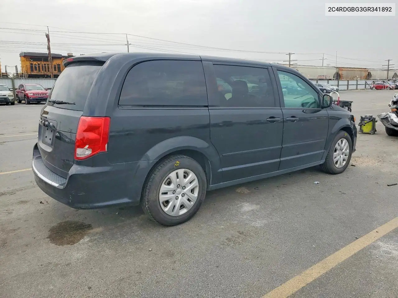 2016 Dodge Grand Caravan Se VIN: 2C4RDGBG3GR341892 Lot: 61941246