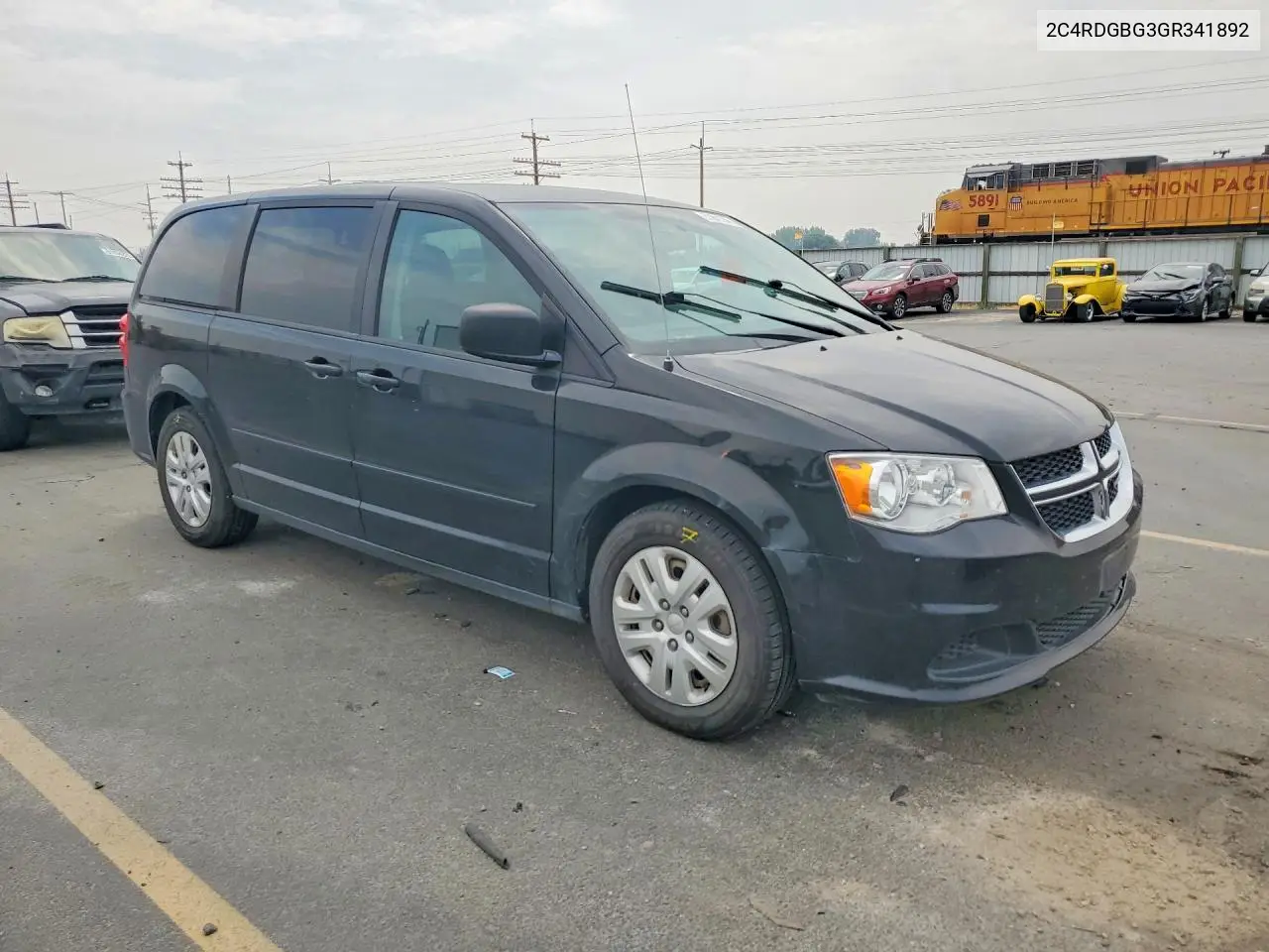 2016 Dodge Grand Caravan Se VIN: 2C4RDGBG3GR341892 Lot: 61941246