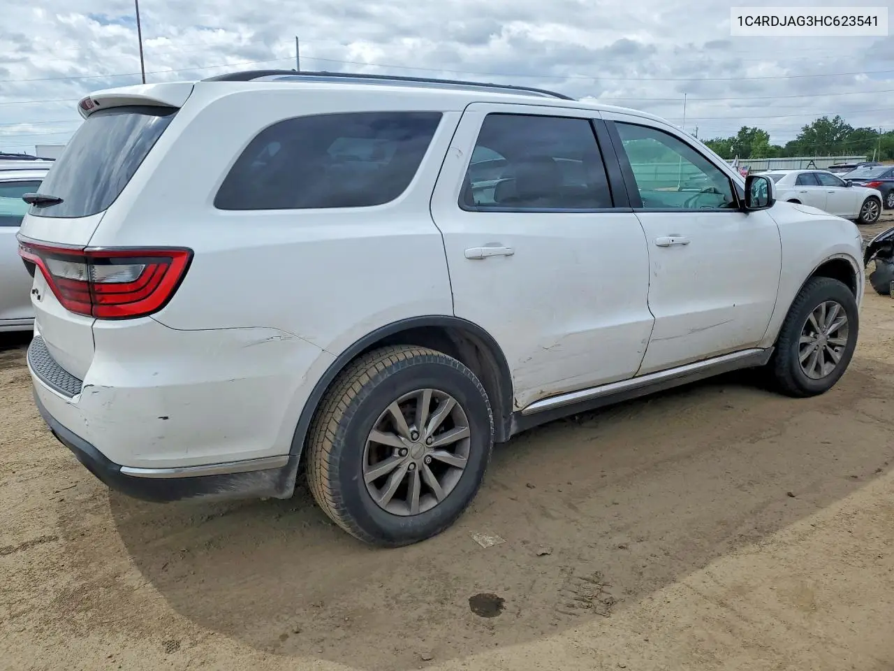 2017 Dodge Durango Sxt VIN: 1C4RDJAG3HC623541 Lot: 56850756