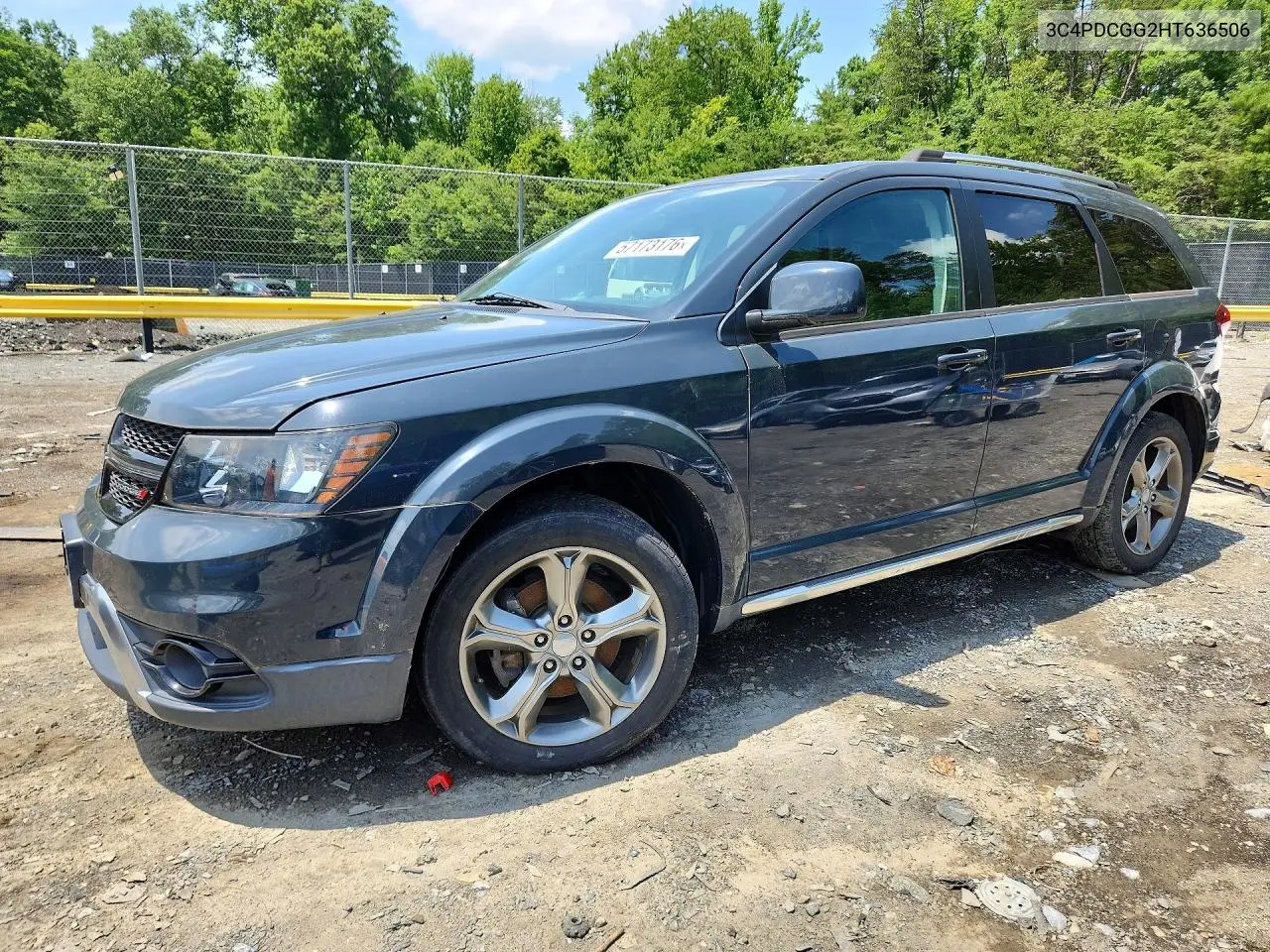 2017 Dodge Journey Crossroad VIN: 3C4PDCGG2HT636506 Lot: 57173176