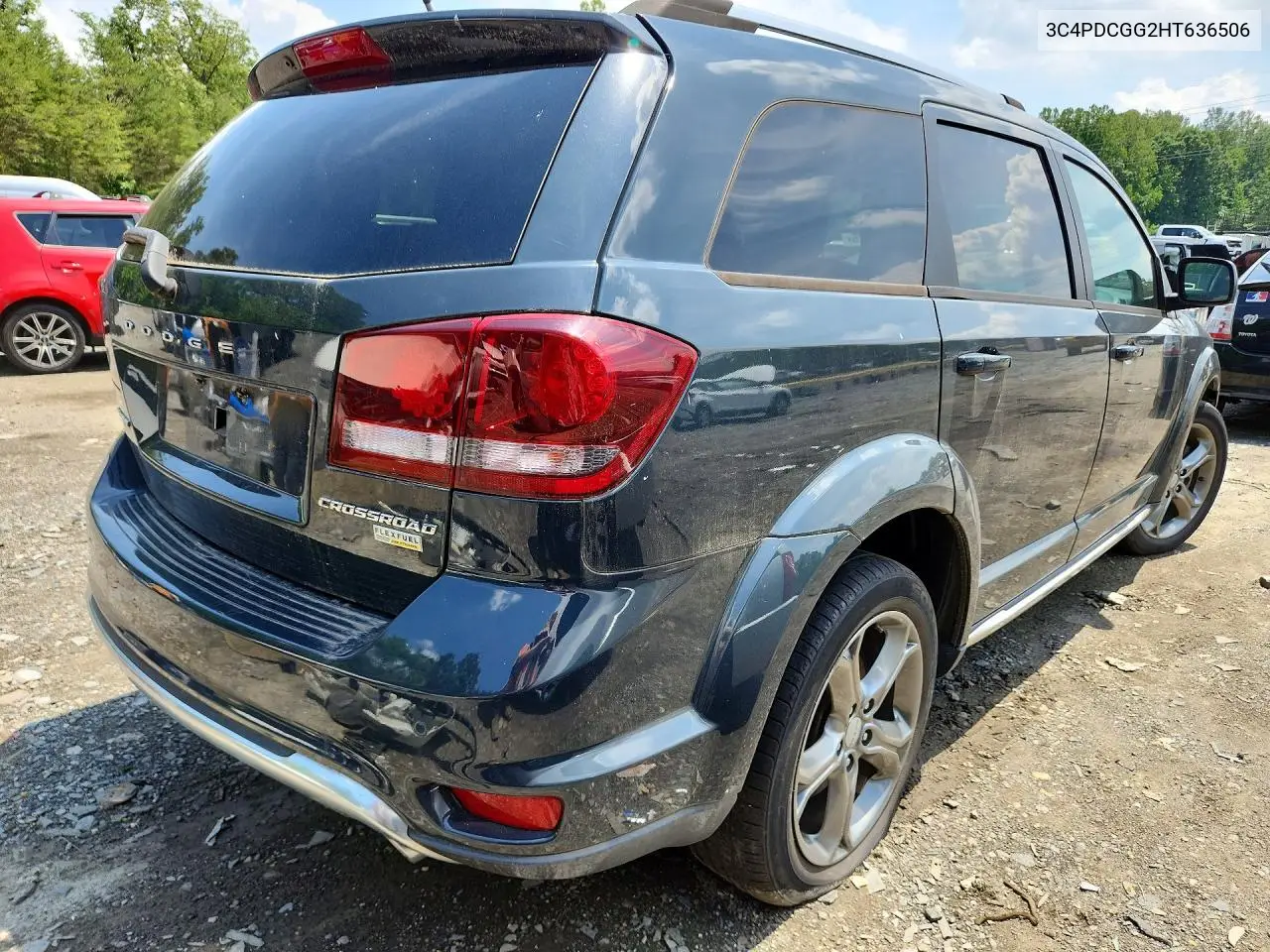2017 Dodge Journey Crossroad VIN: 3C4PDCGG2HT636506 Lot: 57173176