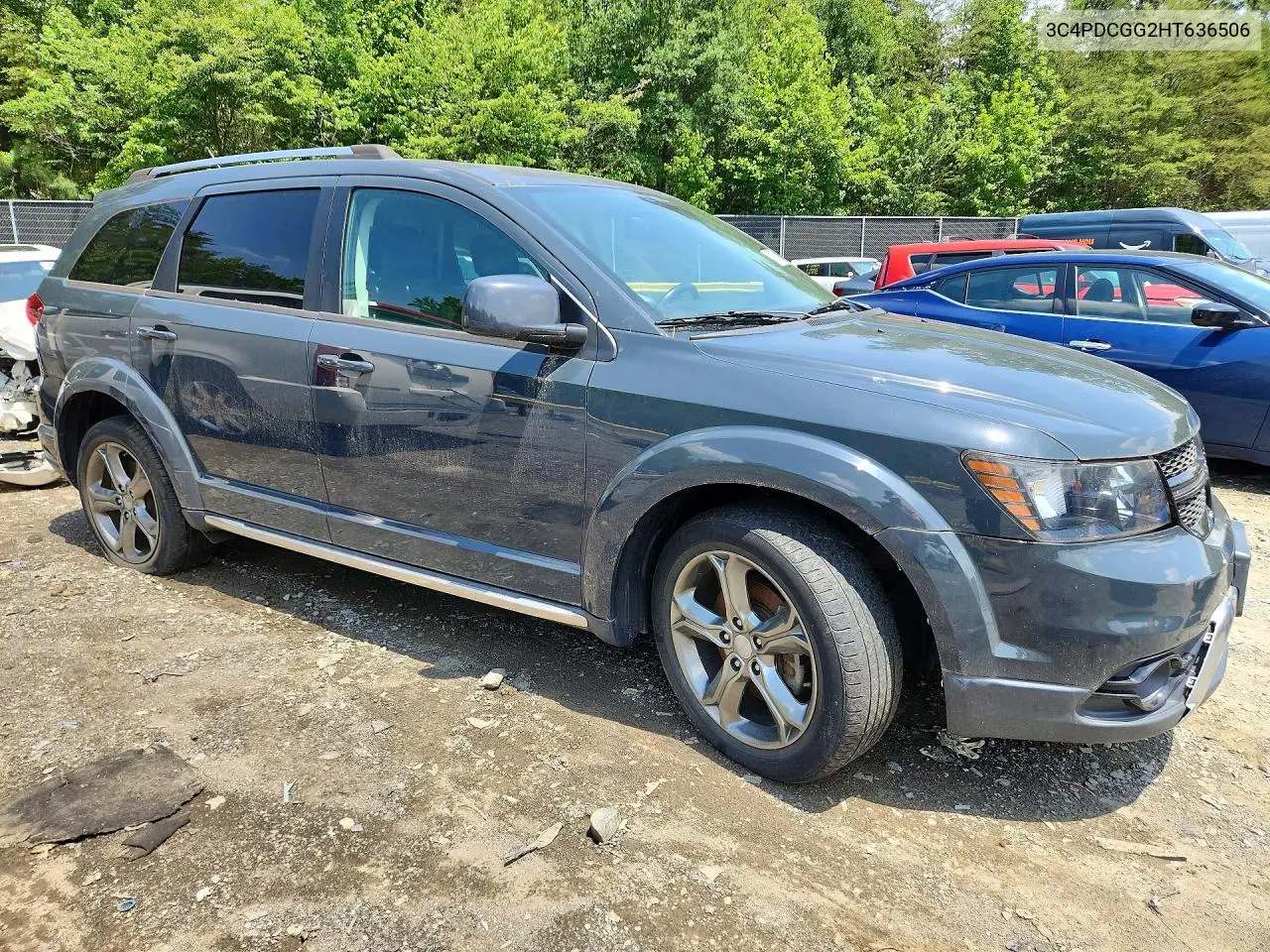 2017 Dodge Journey Crossroad VIN: 3C4PDCGG2HT636506 Lot: 57173176