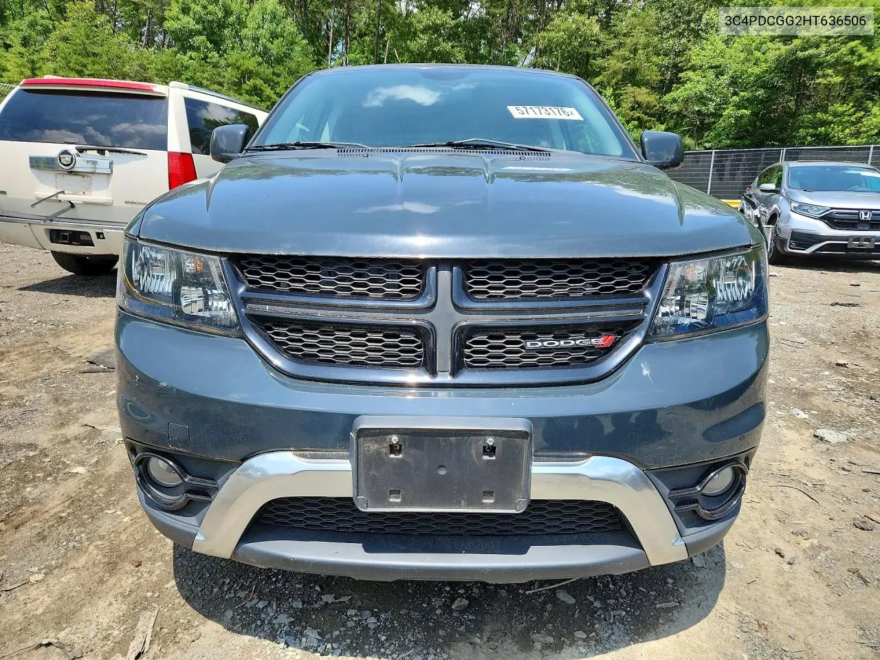 2017 Dodge Journey Crossroad VIN: 3C4PDCGG2HT636506 Lot: 57173176