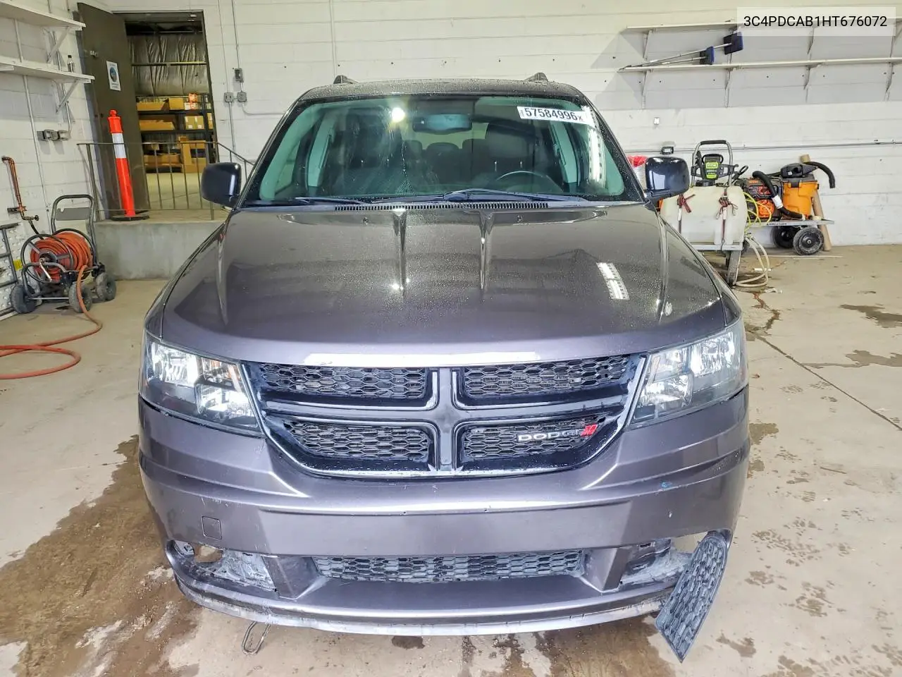 2017 Dodge Journey Se VIN: 3C4PDCAB1HT676072 Lot: 57584996