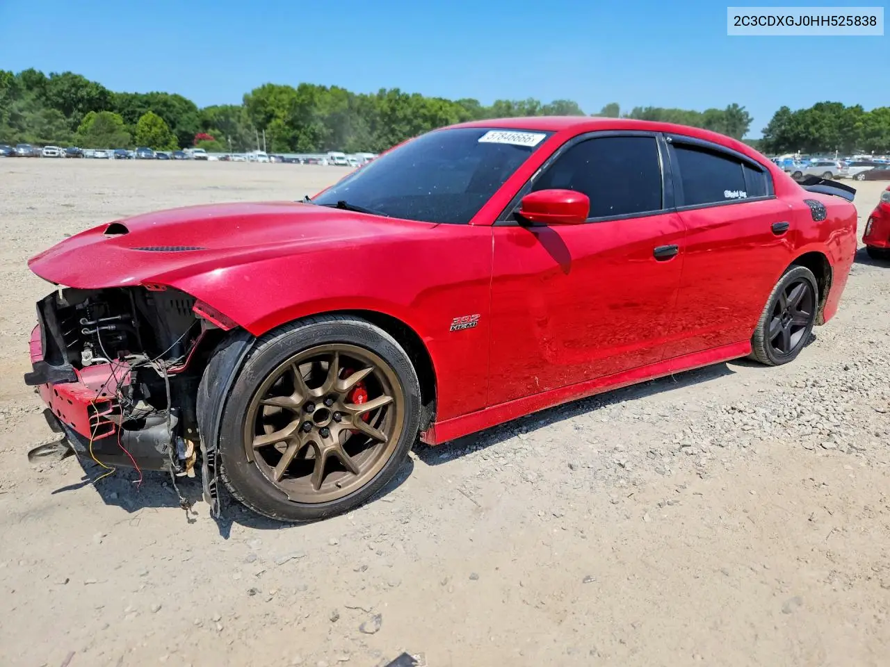 2017 Dodge Charger R/T 392 VIN: 2C3CDXGJ0HH525838 Lot: 57846666