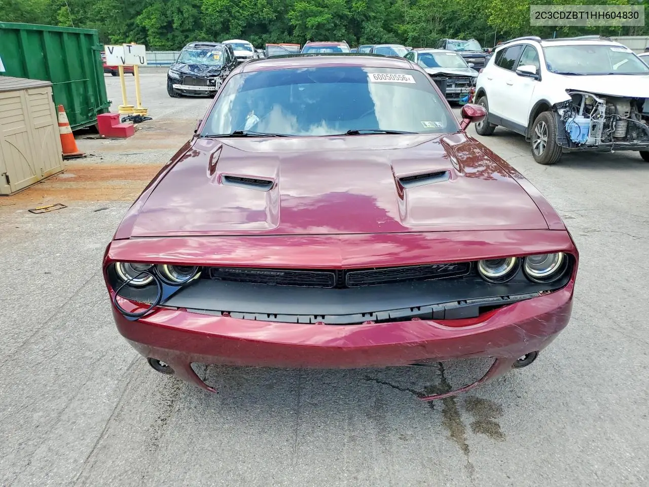 2017 Dodge Challenger R/T VIN: 2C3CDZBT1HH604830 Lot: 60050556