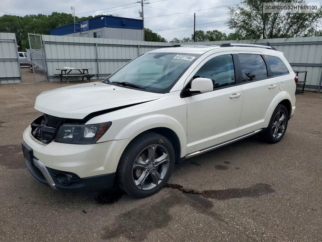 2017 Dodge Journey Crossroad Aw VIN: 3C4PDDGG2HT549100 Lot: 61227196