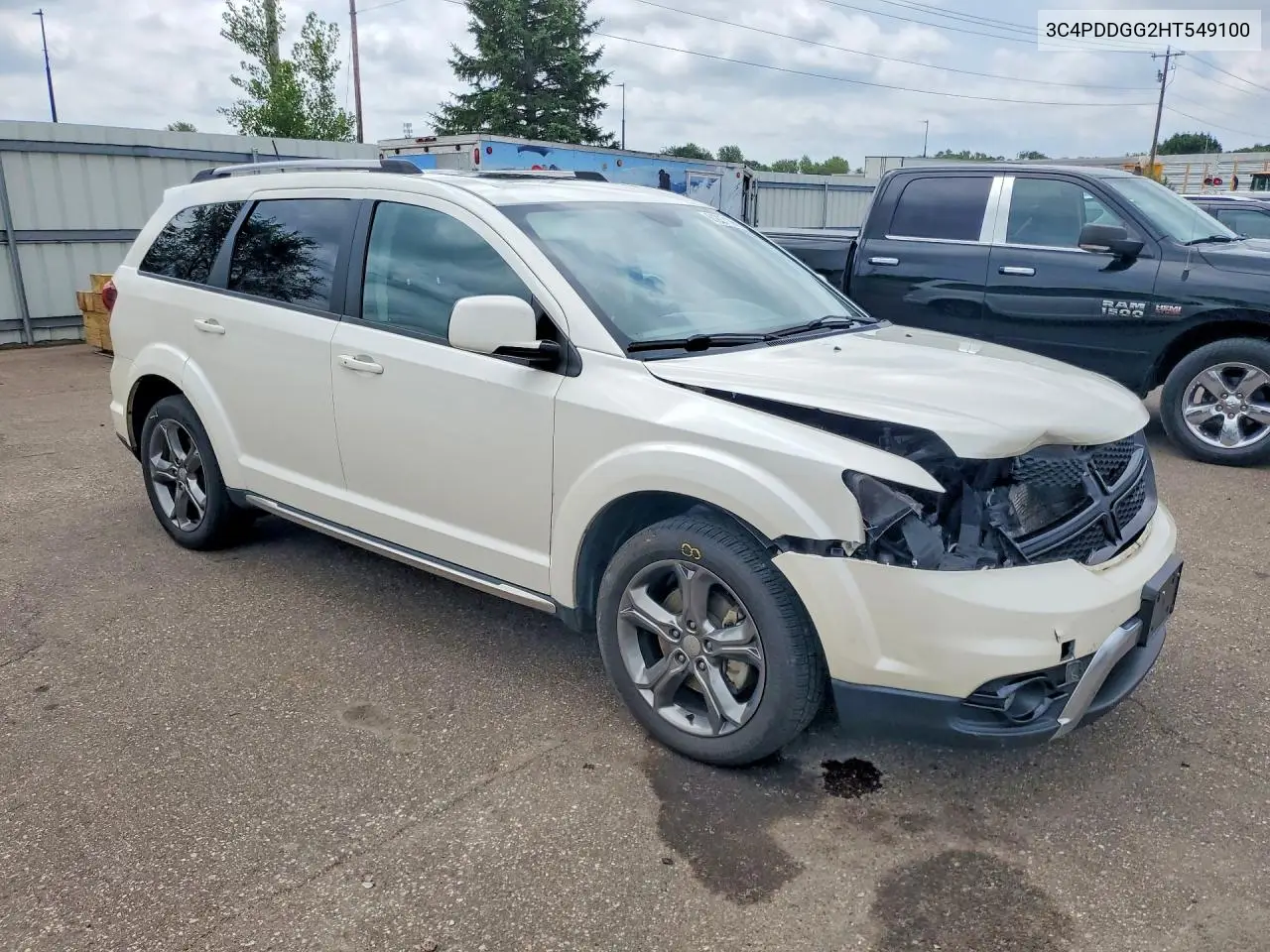 2017 Dodge Journey Crossroad Aw VIN: 3C4PDDGG2HT549100 Lot: 61227196