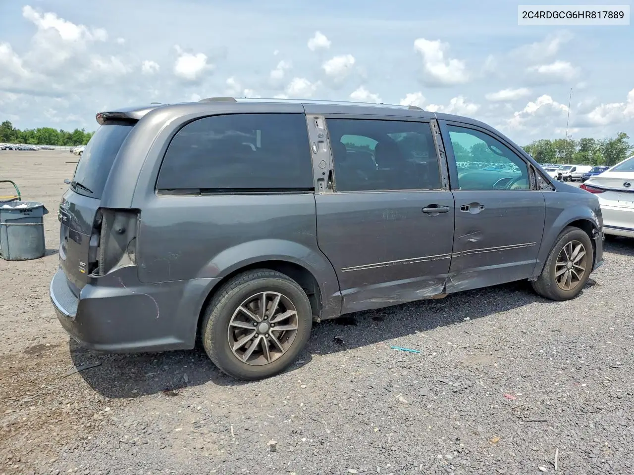 2017 Dodge Grand Caravan Sxt VIN: 2C4RDGCG6HR817889 Lot: 61592936